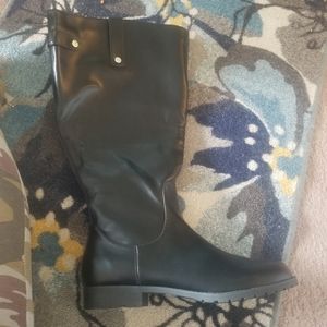 Torrid Black Equestrian Knee Boot